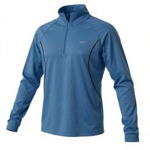 Champion Blue Lightweight Half-Zip Jacket